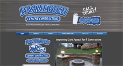 Desktop Screenshot of pranevichcement.com